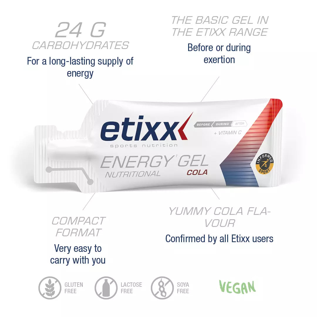 ETIXX ENERGY GEL NUTRITIONAL COLA (38 G)
