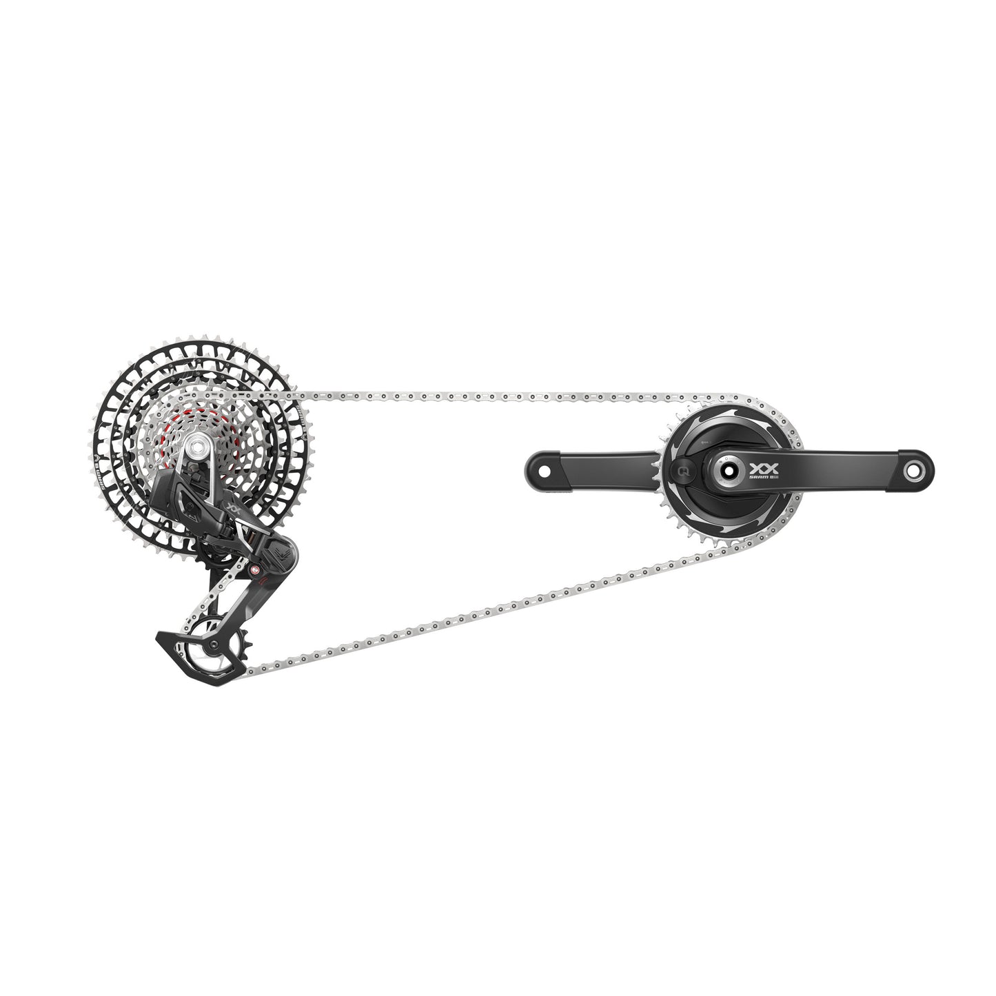 GRUPO SRAM XX SL EAGLE AXS TRANSMISSION (POWER METER, 12V)