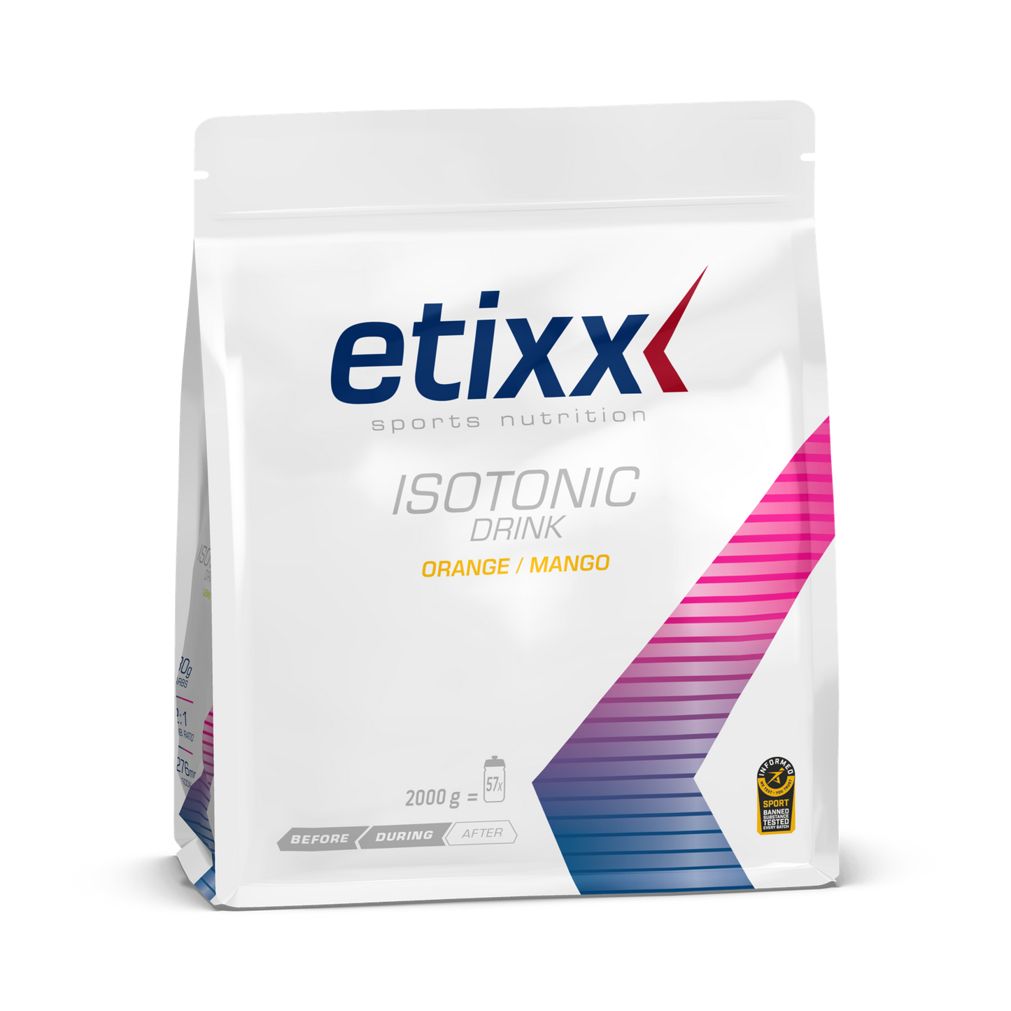 ETIXX ISOTONIC DRINK LARANJA/MANGA (2 KG)