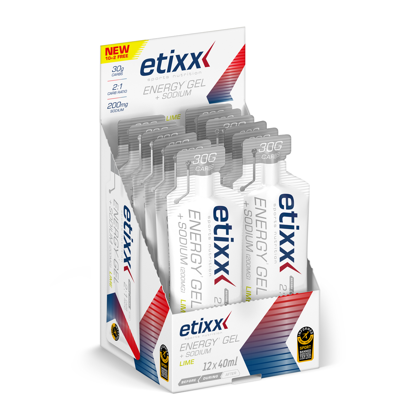 ETIXX ENERGY GEL + SODIUM LIMA (40 ML)