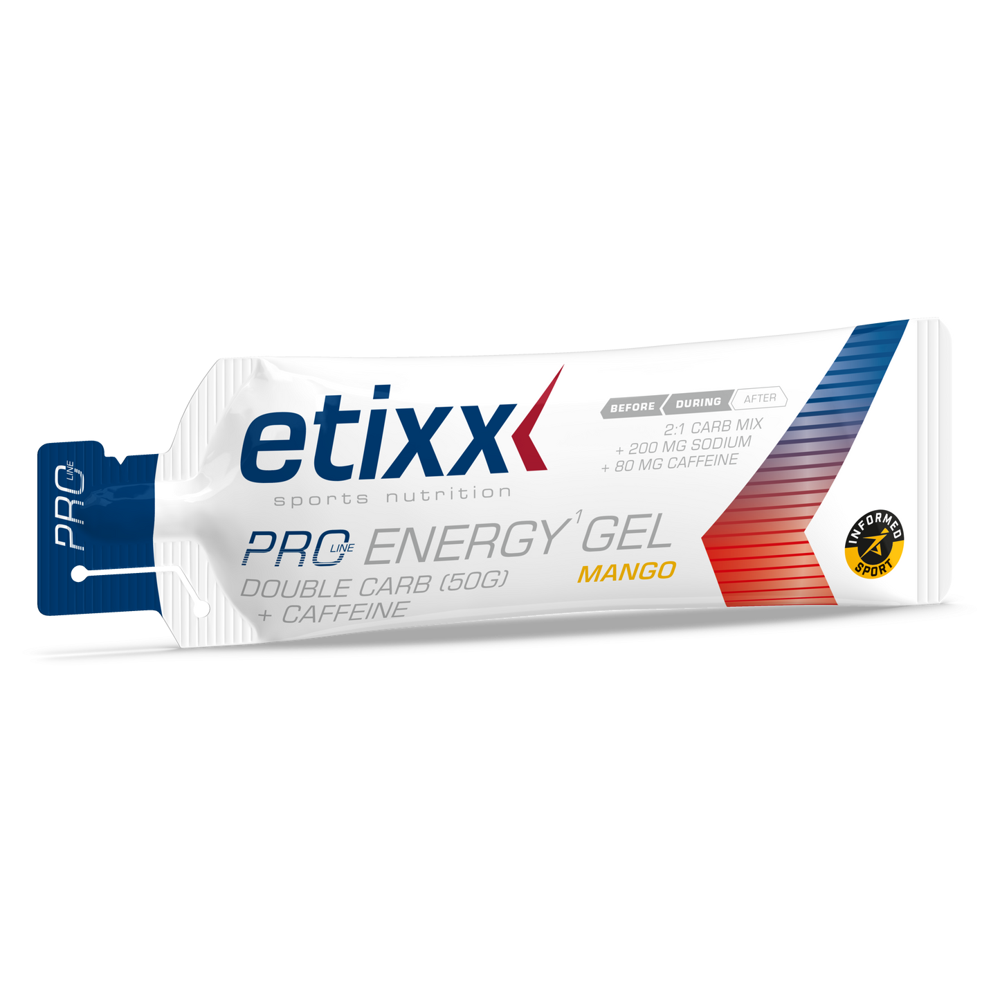 ETIXX PRO LINE ENERGY GEL DOUBLE CARB (60 ML)