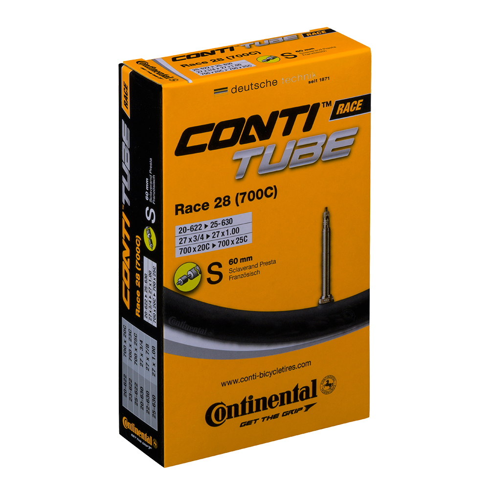 CÂMARA DE AR CONTINENTAL CONTITUBE RACE 28 (700C) (FV)