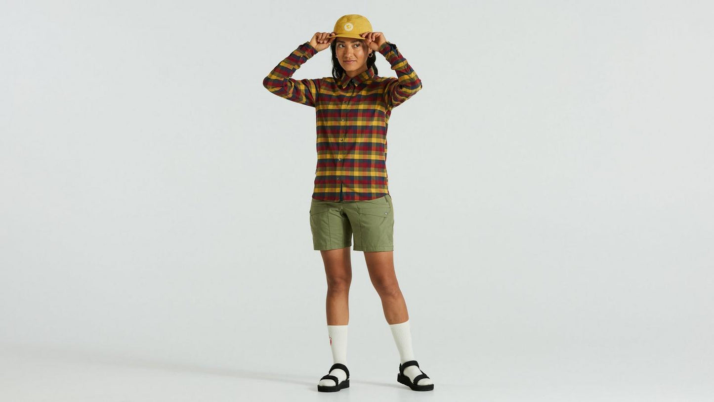 CAMISA DE FLANELA DE MULHER SPECIALIZED/FJÄLLRÄVEN RIDER