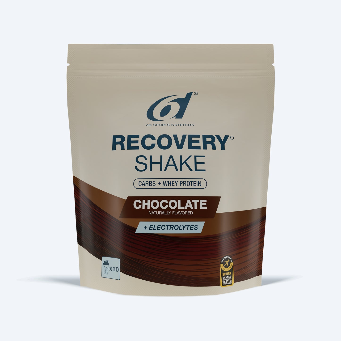 6D RECOVERY SHAKE CHOCOLATE (850 G)