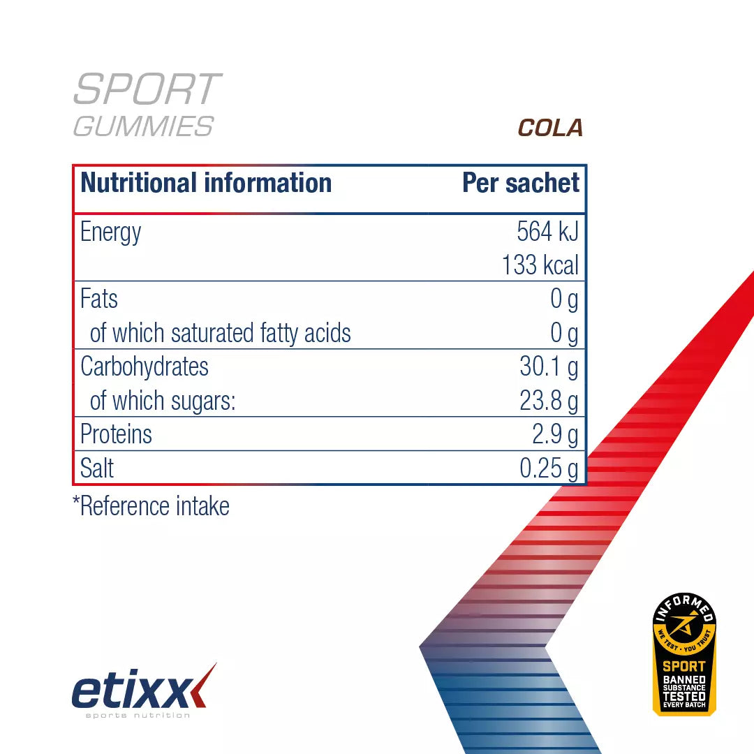 ETIXX SPORT GUMMIES COLA (40 G)