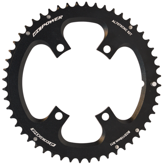 RODA PEDALEIRA RACEON RC POWER - SHIMANO 110 BCD (10/11V 46D)
