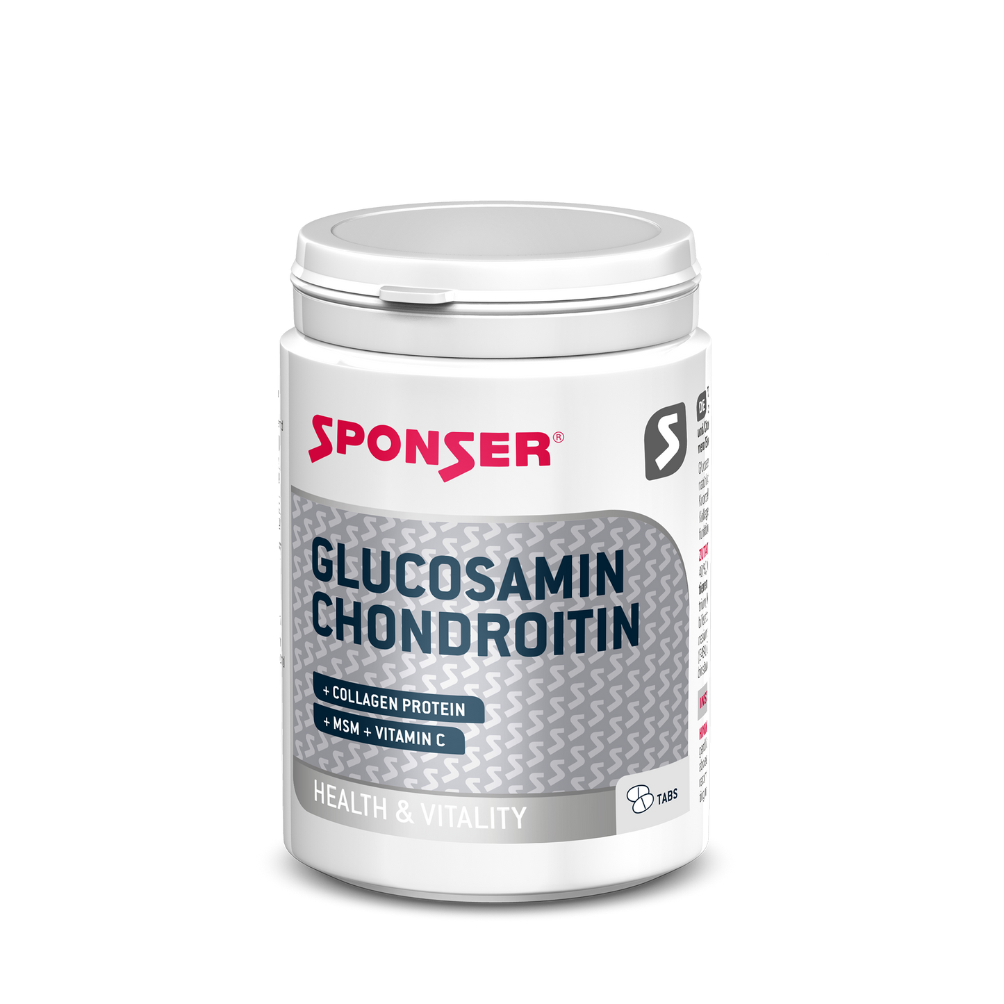 SPONSER GLUCOSAMIN CHONDROITIN + MSM (180 CÁPSULAS)