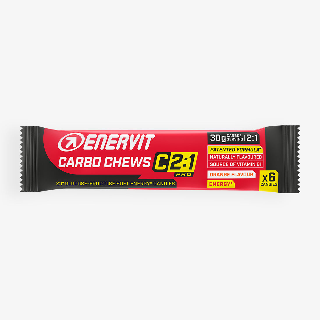 ENERVIT CARBO CHEWS C2:1PRO LARANJA (3X34 G)