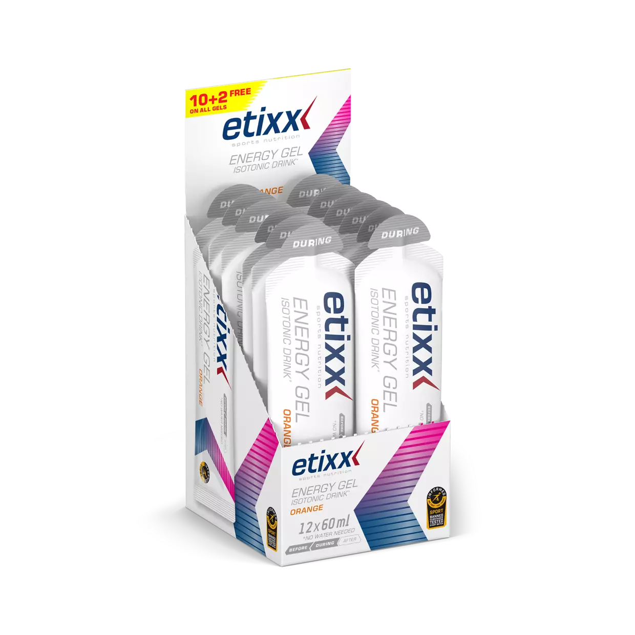 ETIXX ENERGY GEL ISOTONIC DRINK LARANJA (60 ML)