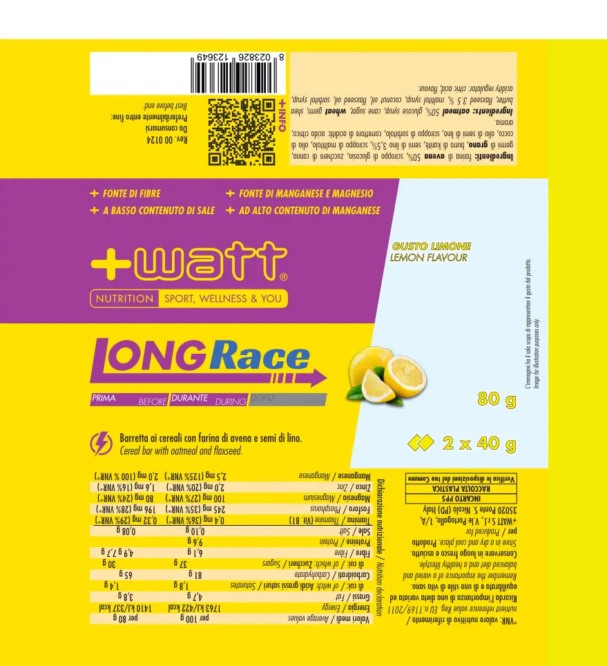 +WATT LONG RACE LIMÃO (80 G)