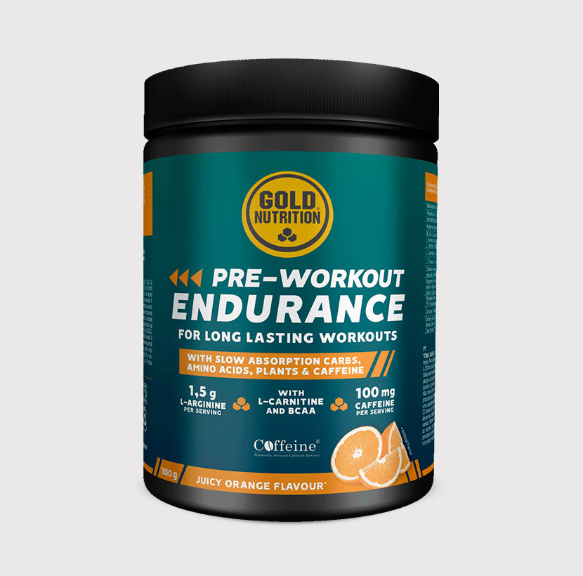 GOLDNUTRITION PRE-WORKOUT ENDURANCE LARANJA (300 G)