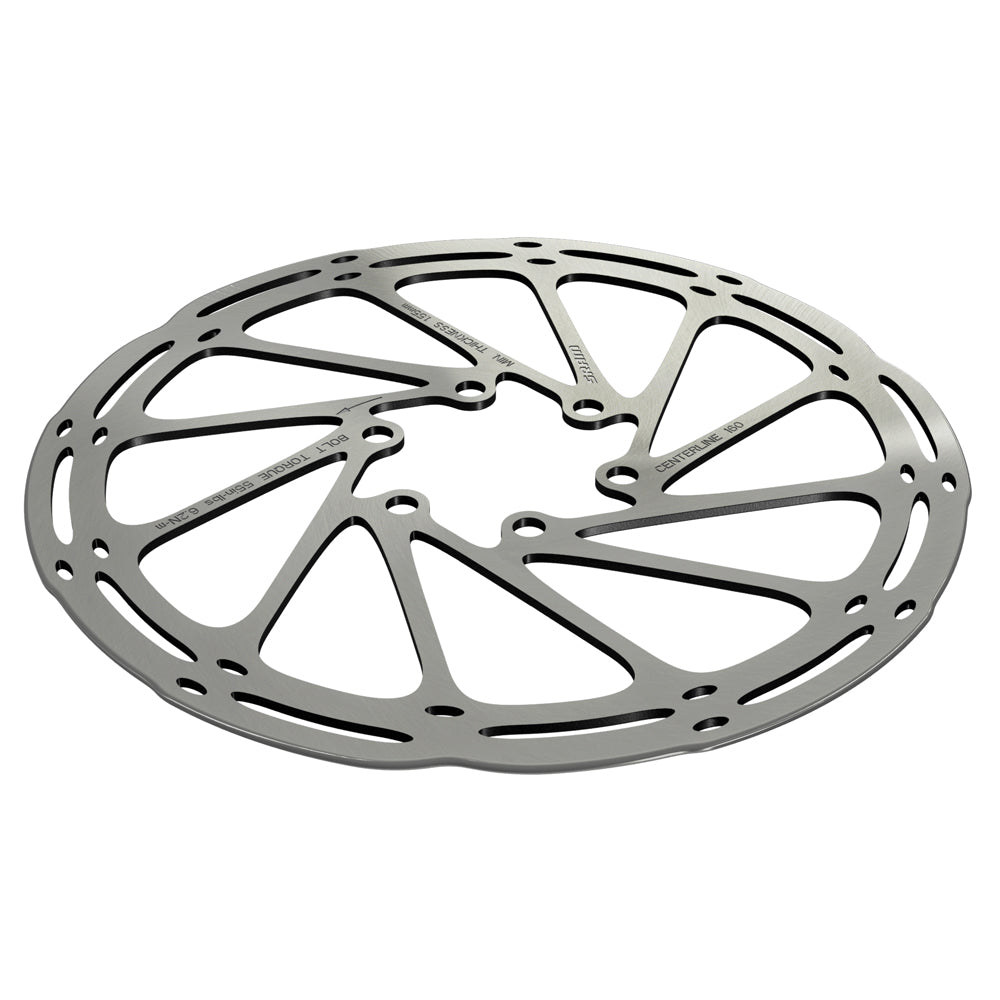 DISCO SRAM CENTERLINE (6 FUROS) 160 MM