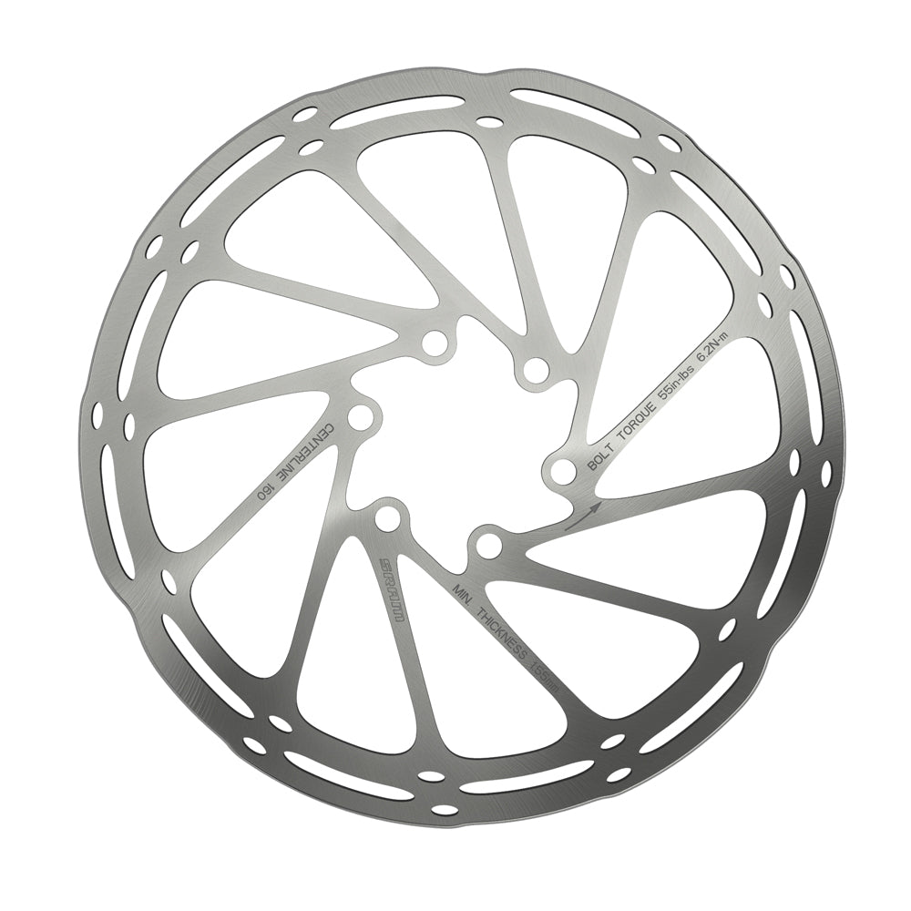 DISCO SRAM CENTERLINE (6 FUROS) 160 MM