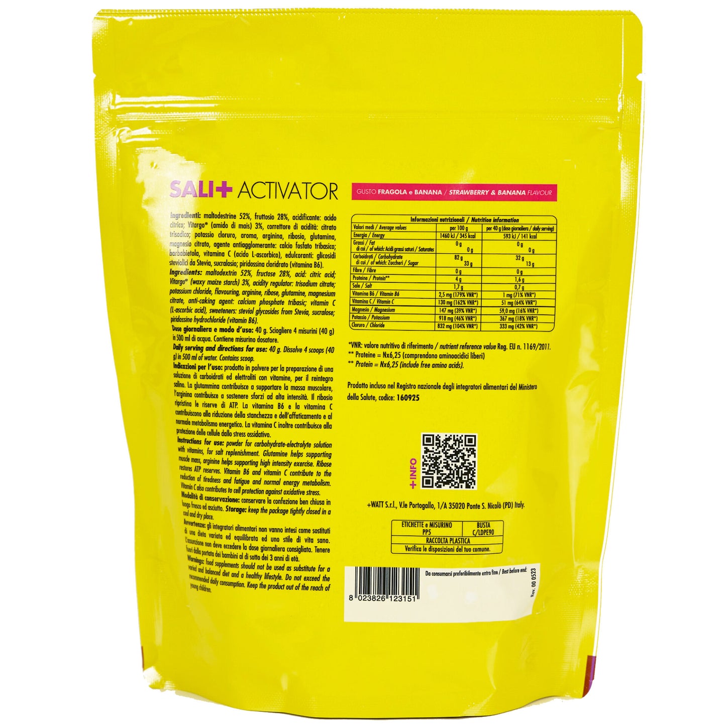 +WATT SALI+ ACTIVATOR (600 G)
