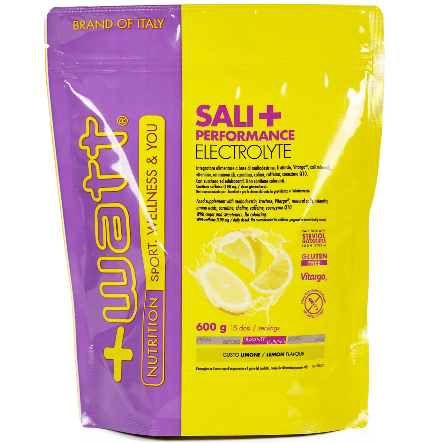 +WATT SALI+ PERFORMANCE ELECTROLYTE (600 G)