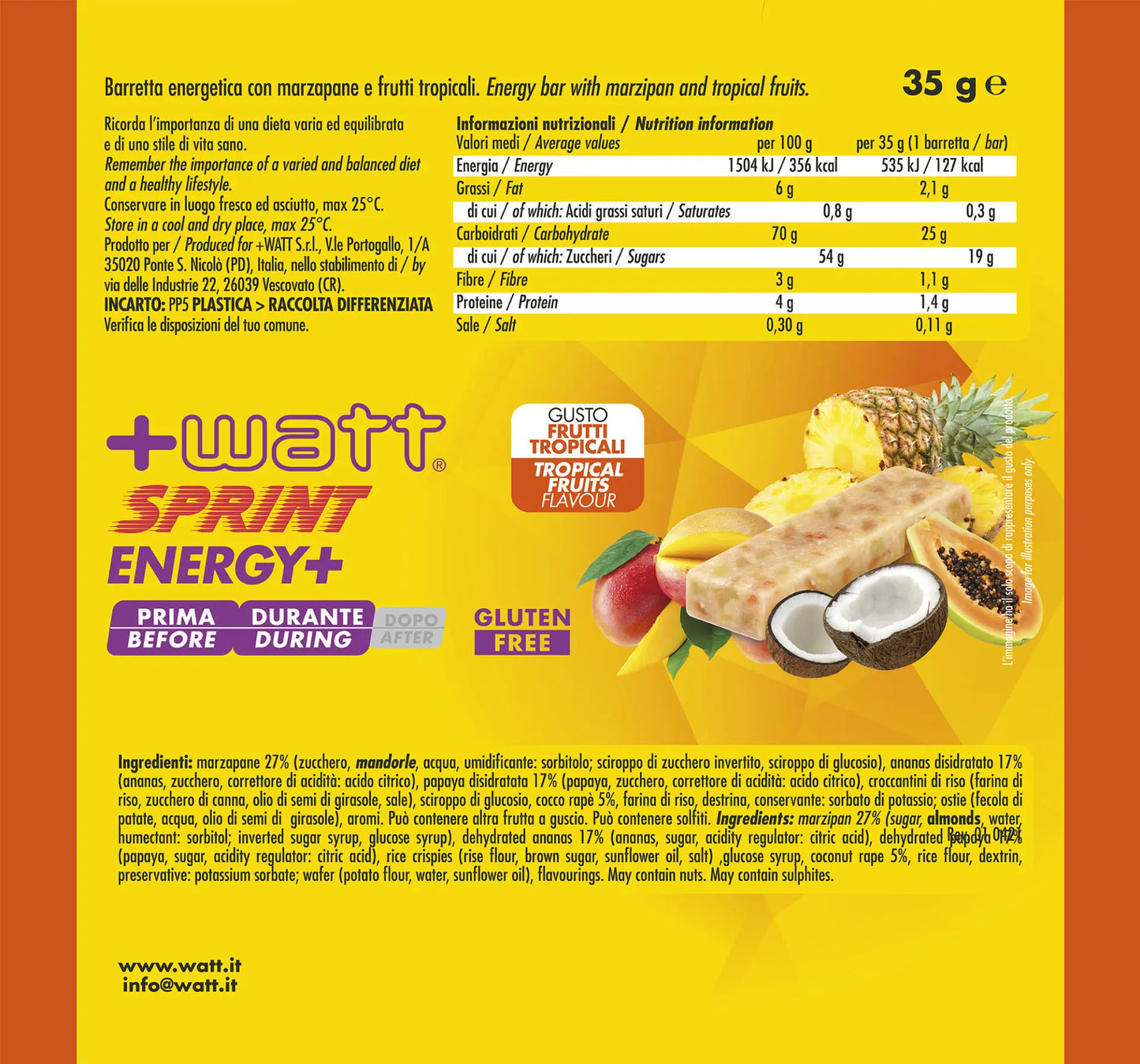 +WATT SPRINT ENERGY+ (35 G)