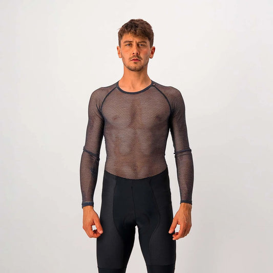 CAMISOLA INTERIOR CASTELLI MIRACOLO WOOL LONG SLEEVE - HOMEM