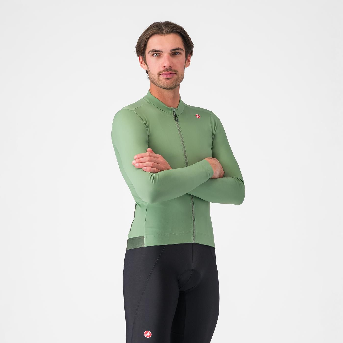 CAMISOLA CASTELLI ESPRESSO THERMAL JERSEY - HOMEM