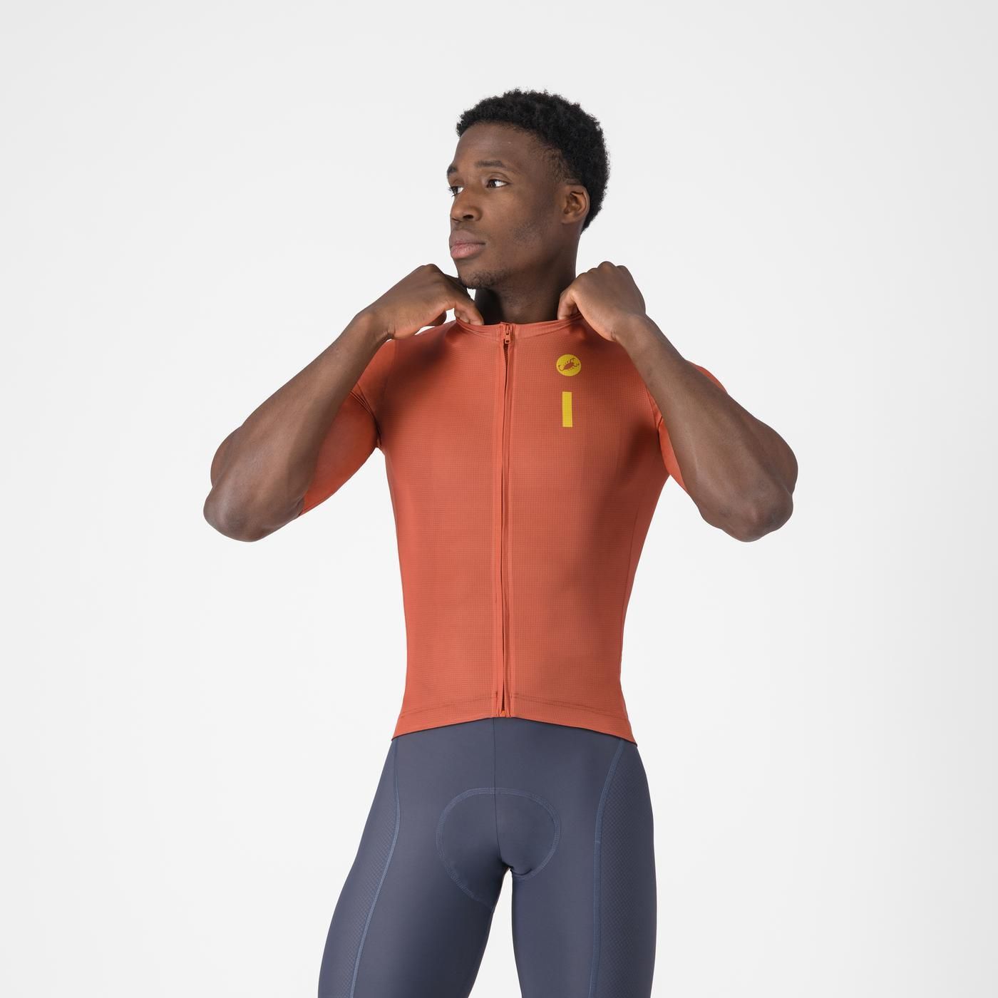 CAMISOLA CASTELLI DRITTONE LOGO JERSEY - HOMEM