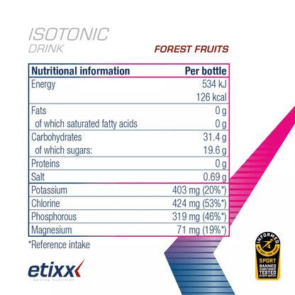 ETIXX ISOTONIC DRINK FRUTOS DO BOSQUE (1 KG)