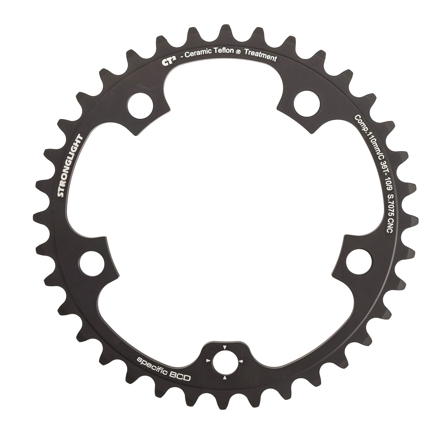 RODA PEDALEIRA STRONGLIGHT ROAD CT2 - 110 BCD (10V 39D)
