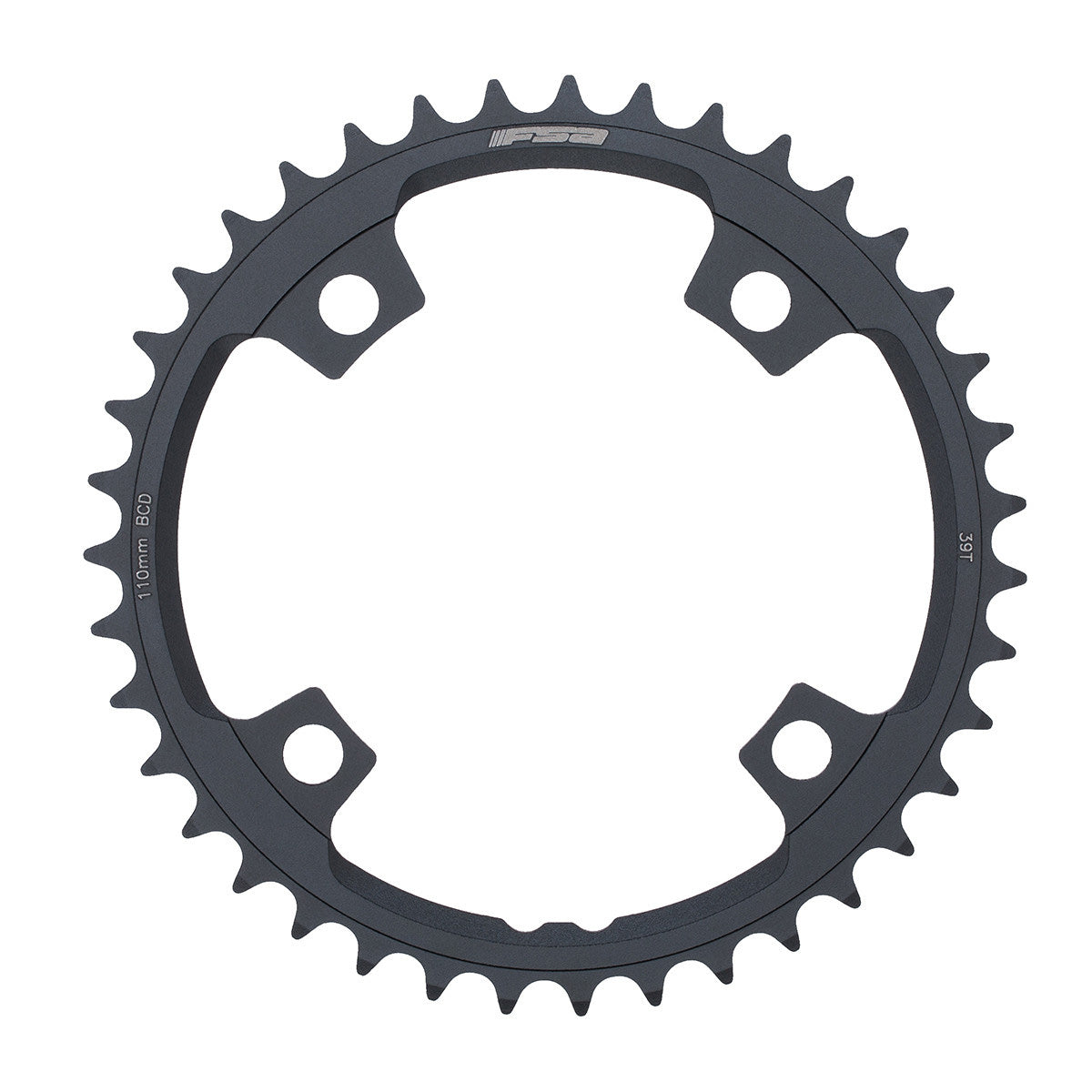 RODA PEDALEIRA FSA POWERBOX STEALTH BLACK - 110 BCD (10/11V)