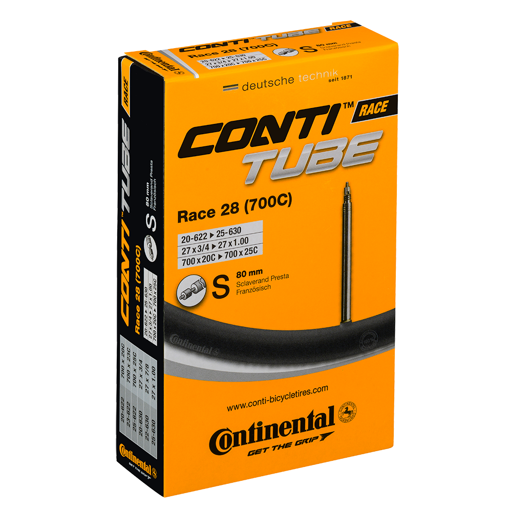 CÂMARA DE AR CONTINENTAL CONTITUBE RACE 28 (700C) (FV)