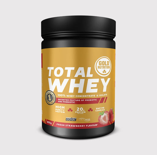 GOLDNUTRITION TOTAL WHEY MORANGO (800 G)